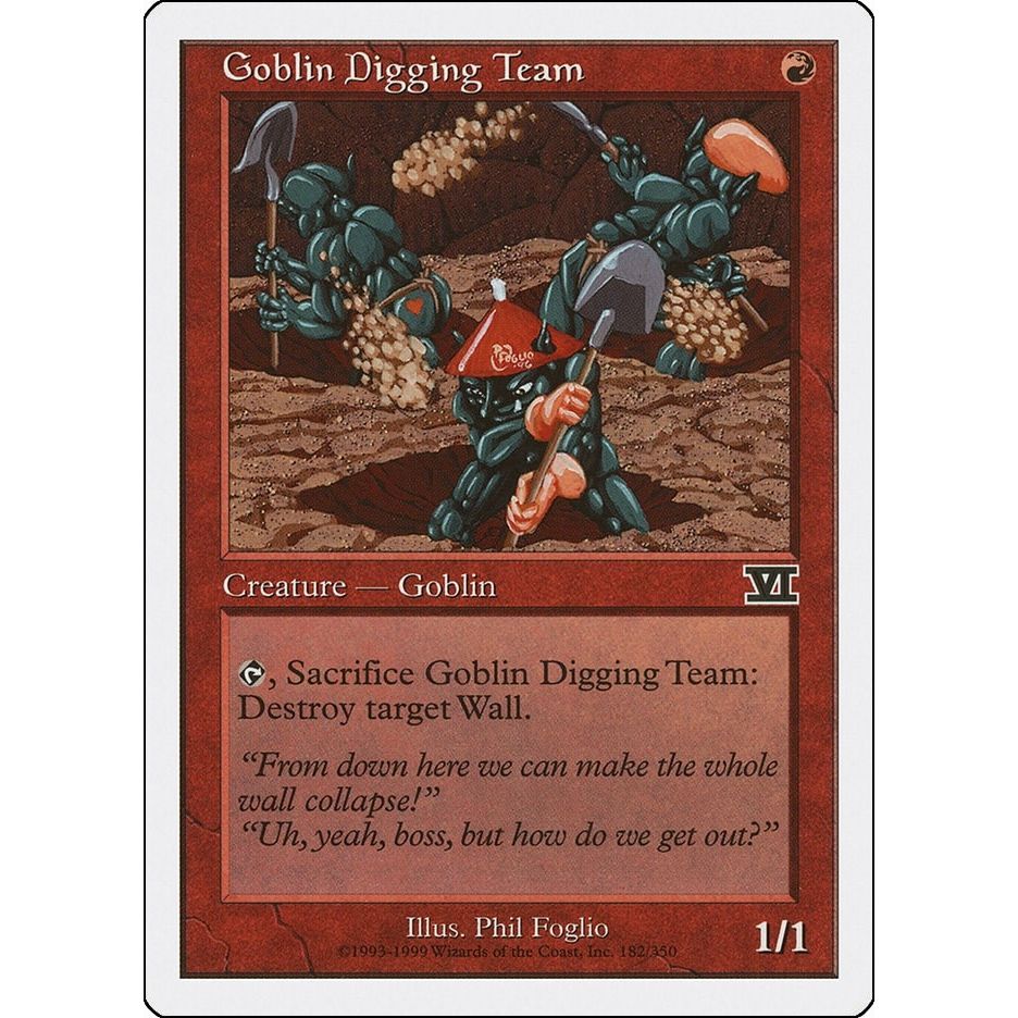 Image for Goblin Digging Team (182) (6ED) - Magic: The Gathering