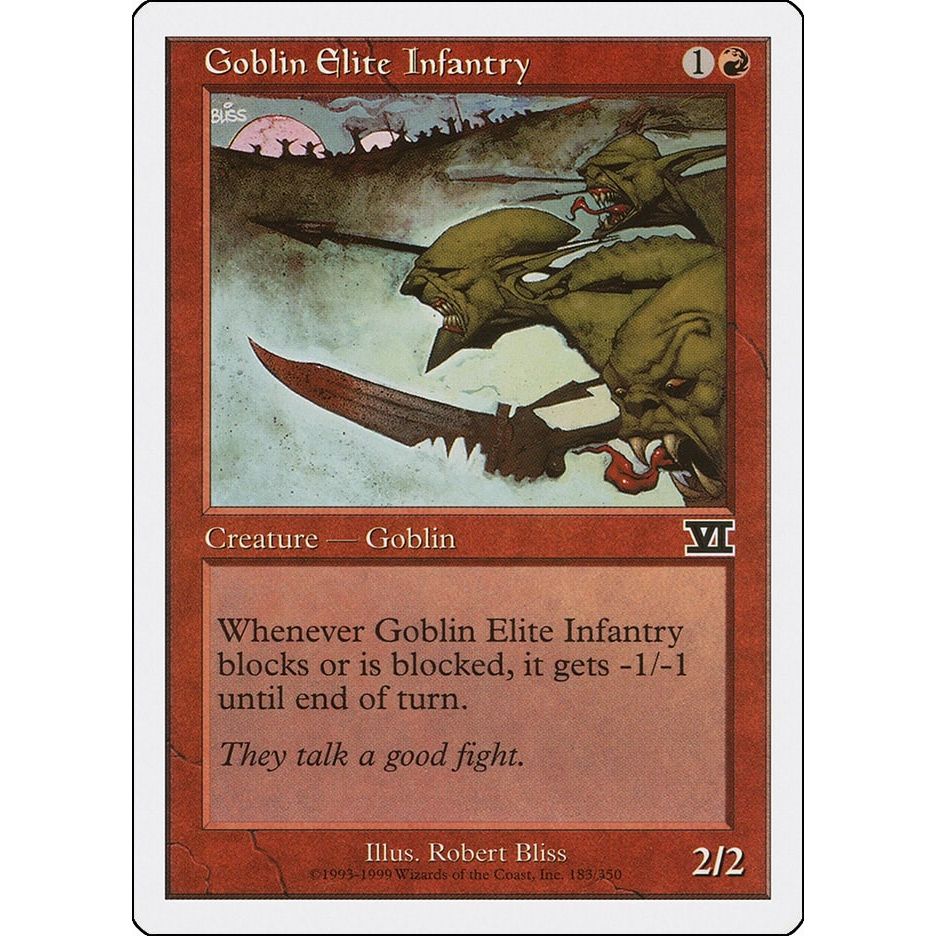 Image for Goblin Elite Infantry (183) (6ED) - Magic: The Gathering