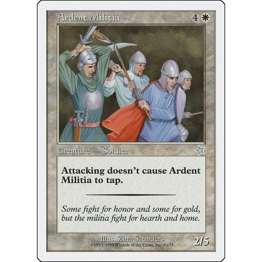 Image for Ardent Militia (5) (S99) - Magic: The Gathering