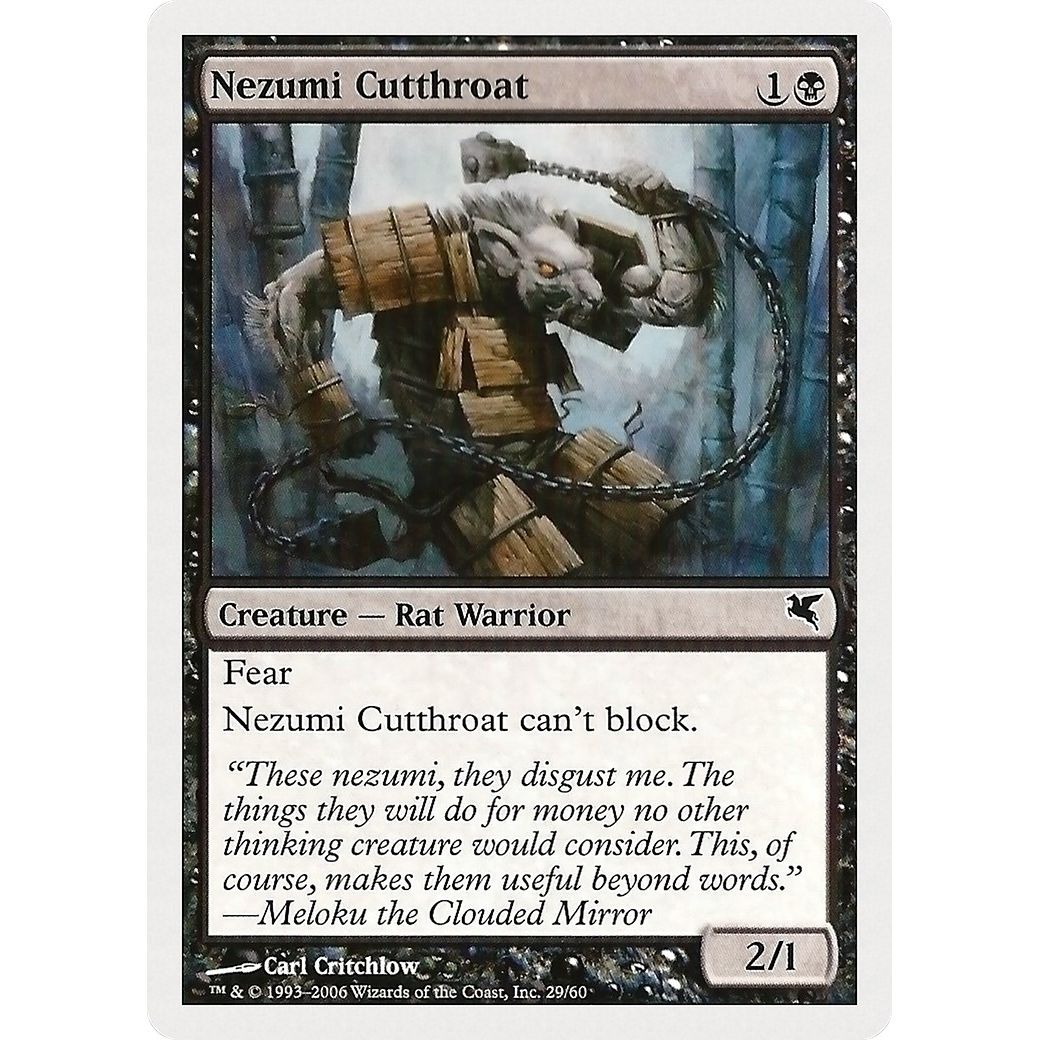 Image for Nezumi Cutthroat (29) (29) (PSAL) - Magic: The Gathering