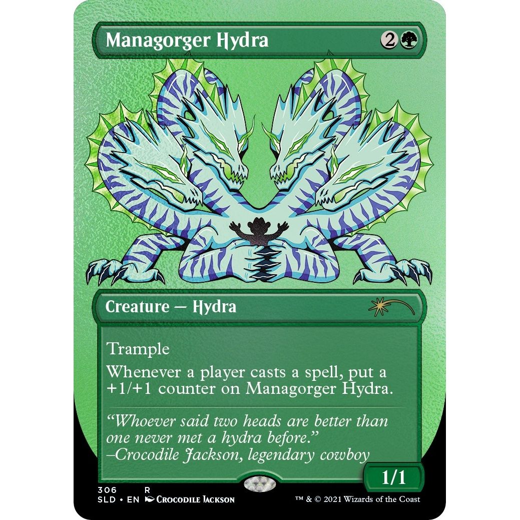 Image for Managorger Hydra (Foil Etched) (306) (SLD) - Magic: The Gathering