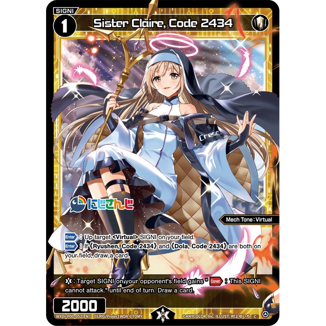 Image for Sister Claire, Code 2434 (WXDi-P00-052[EN]) (WXDi-P00) - WIXOSS