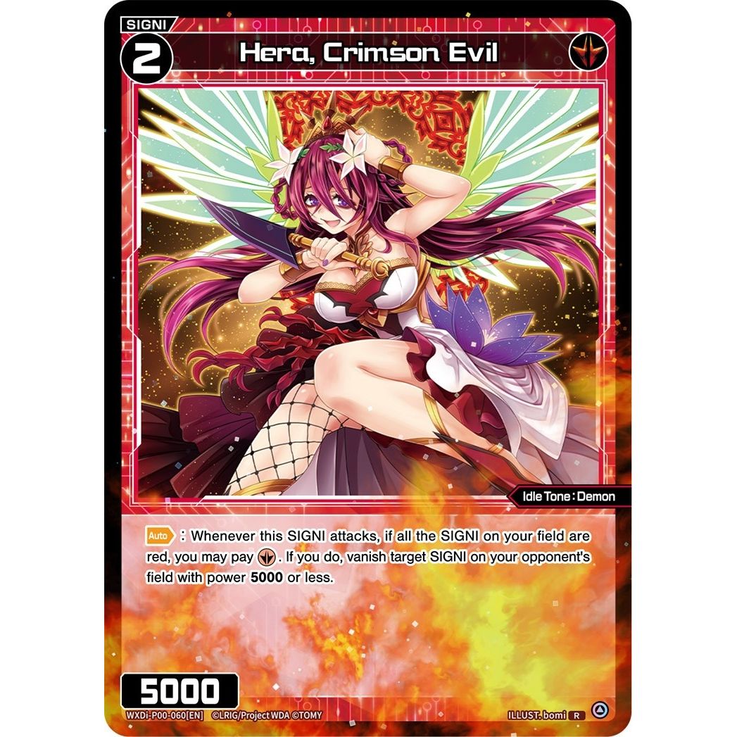 Image for Hera, Crimson Evil (WXDi-P00-060[EN]) (WXDi-P00) - WIXOSS