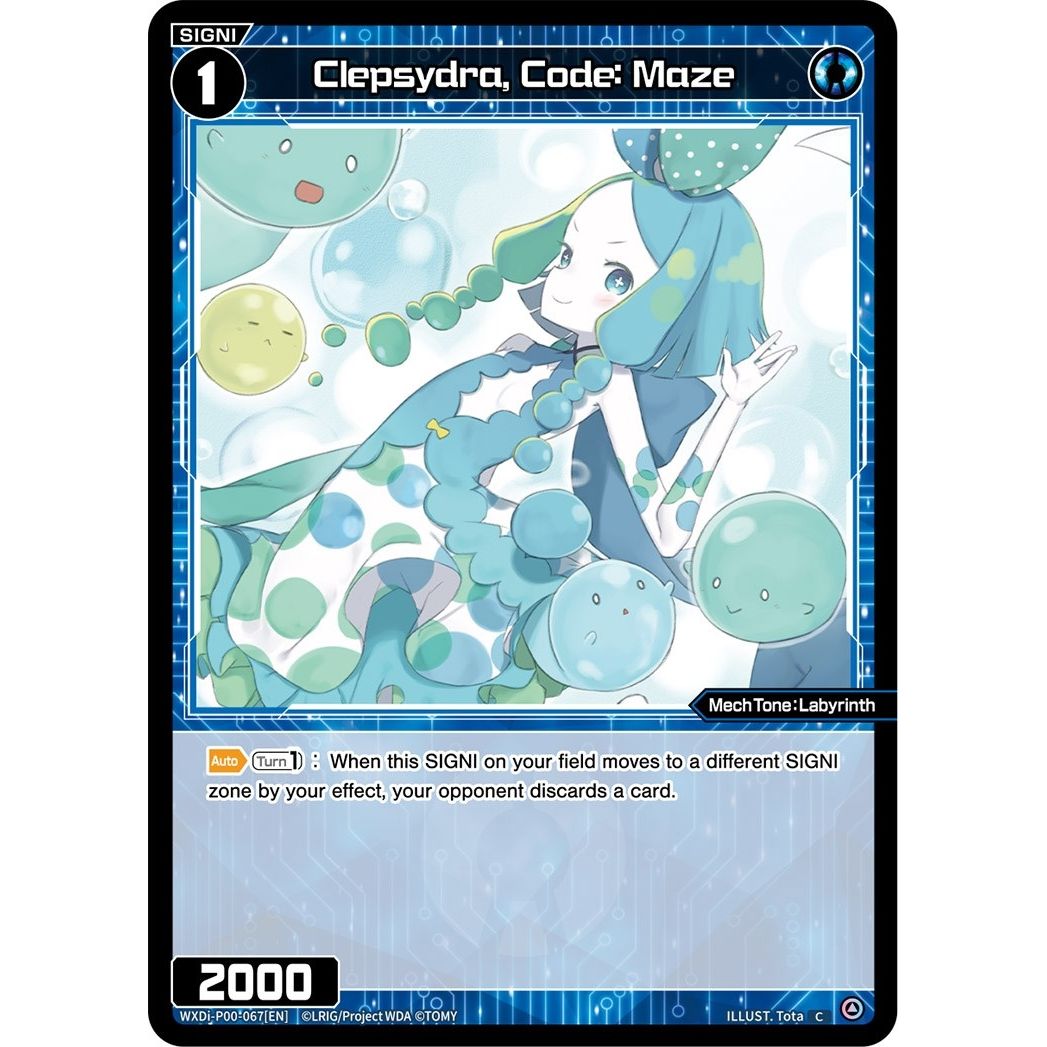 Image for Clepsydra, Code: Maze (WXDi-P00-067[EN]) (WXDi-P00) - WIXOSS