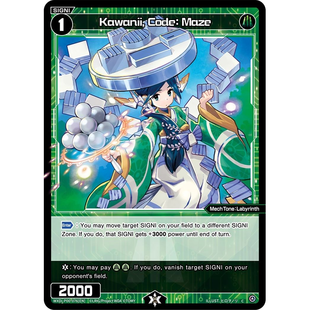Image for Kawanii, Code: Maze (WXDi-P00-076[EN]) (WXDi-P00) - WIXOSS