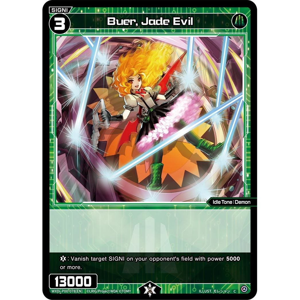 Image for Buer, Jade Evil (WXDi-P00-078[EN]) (WXDi-P00) - WIXOSS