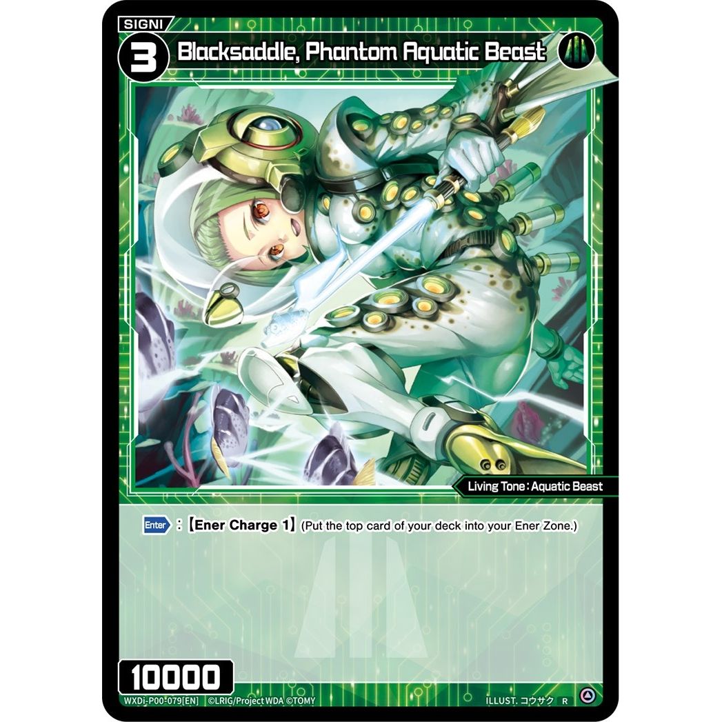 Image for Blacksaddle, Phantom Aquatic Beast (WXDi-P00-079[EN]) (WXDi-P00) - WIXOSS