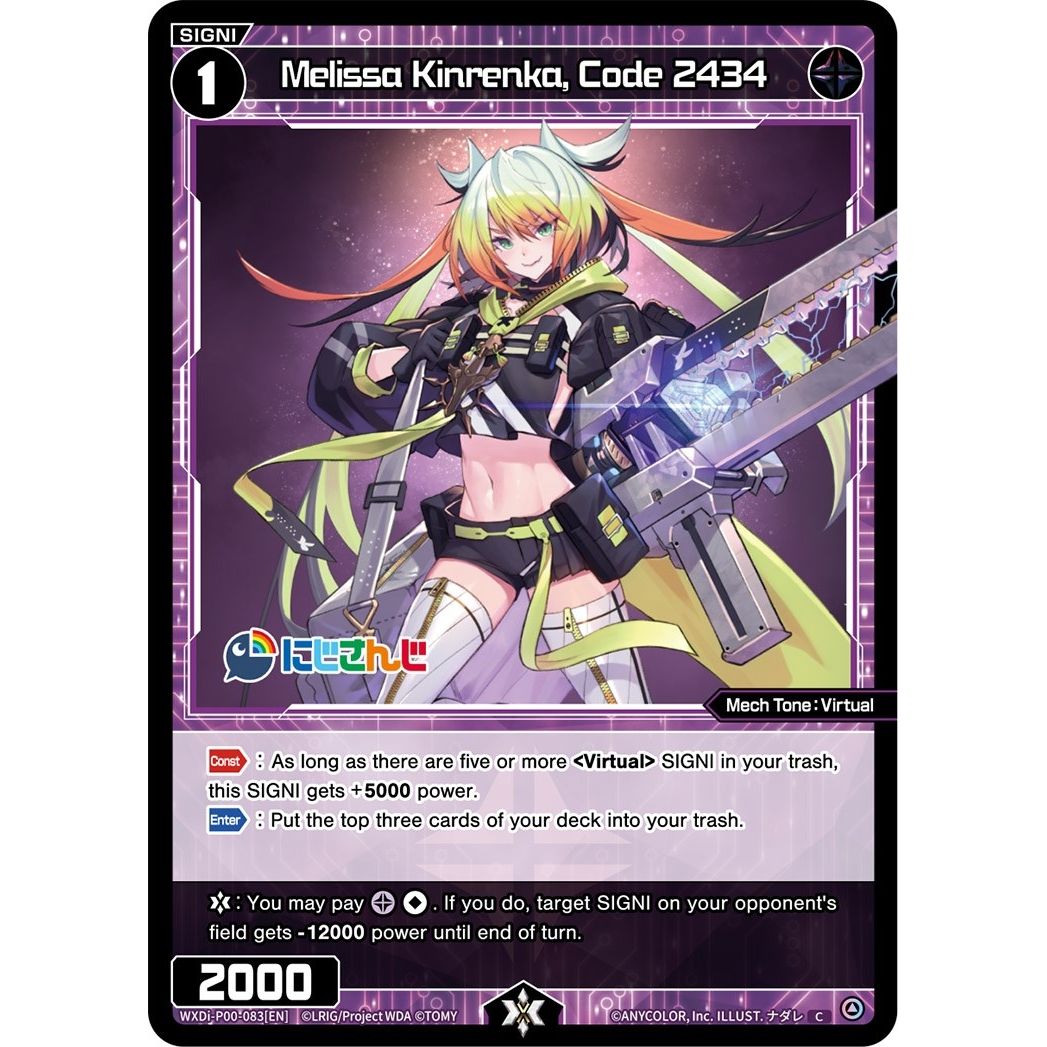 Image for Melissa Kinrenka, Code 2434 (WXDi-P00-083[EN]) (WXDi-P00) - WIXOSS