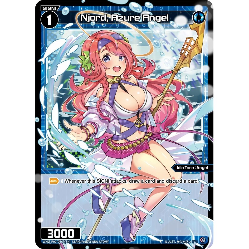 Image for Njord, Azure Angel (Parallel Foil) (WXDi-P00-066P[EN]) (WXDi-P00) - WIXOSS