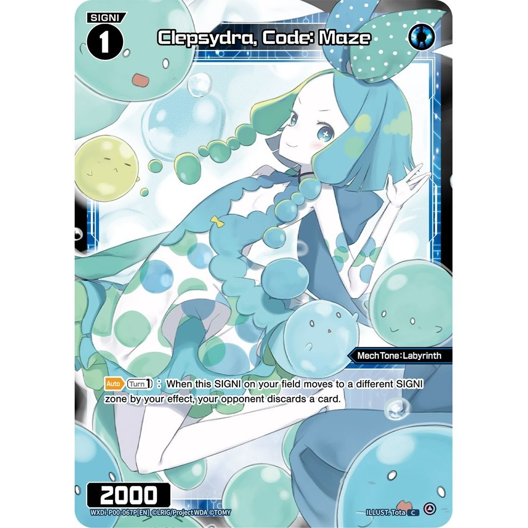 Image for Clepsydra, Code: Maze (Parallel Foil) (WXDi-P00-067P[EN]) (WXDi-P00) - WIXOSS