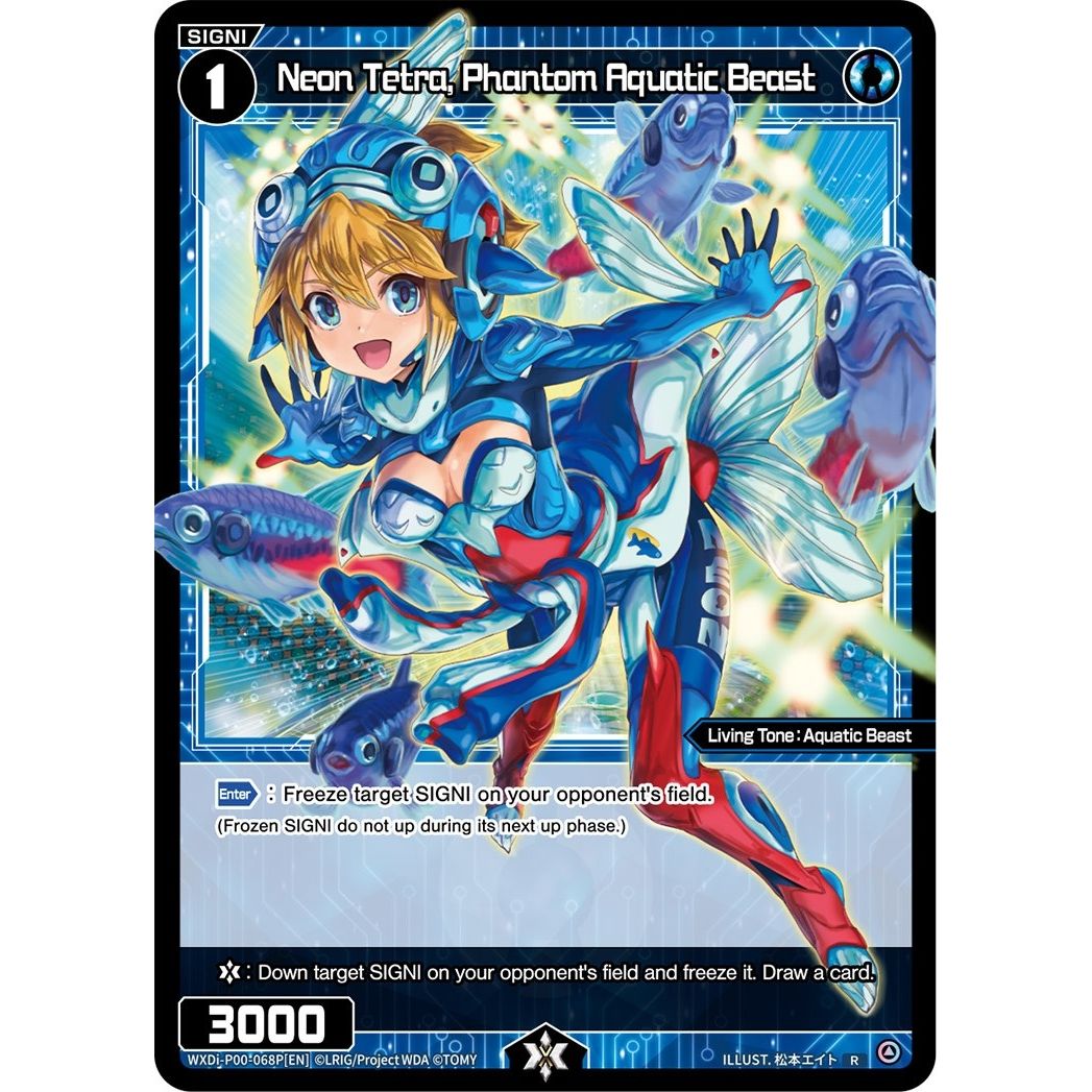 Image for Neon Tetra, Phantom Aquatic Beast (Parallel Foil) (WXDi-P00-068P[EN]) (WXDi-P00) - WIXOSS