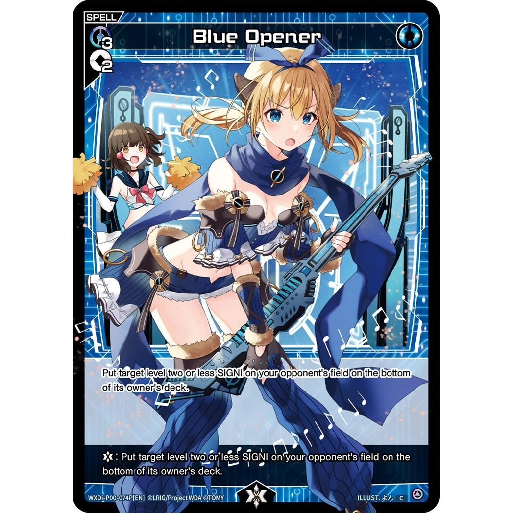 Image for Blue Opener (Parallel Foil) (WXDi-P00-074P[EN]) (WXDi-P00) - WIXOSS