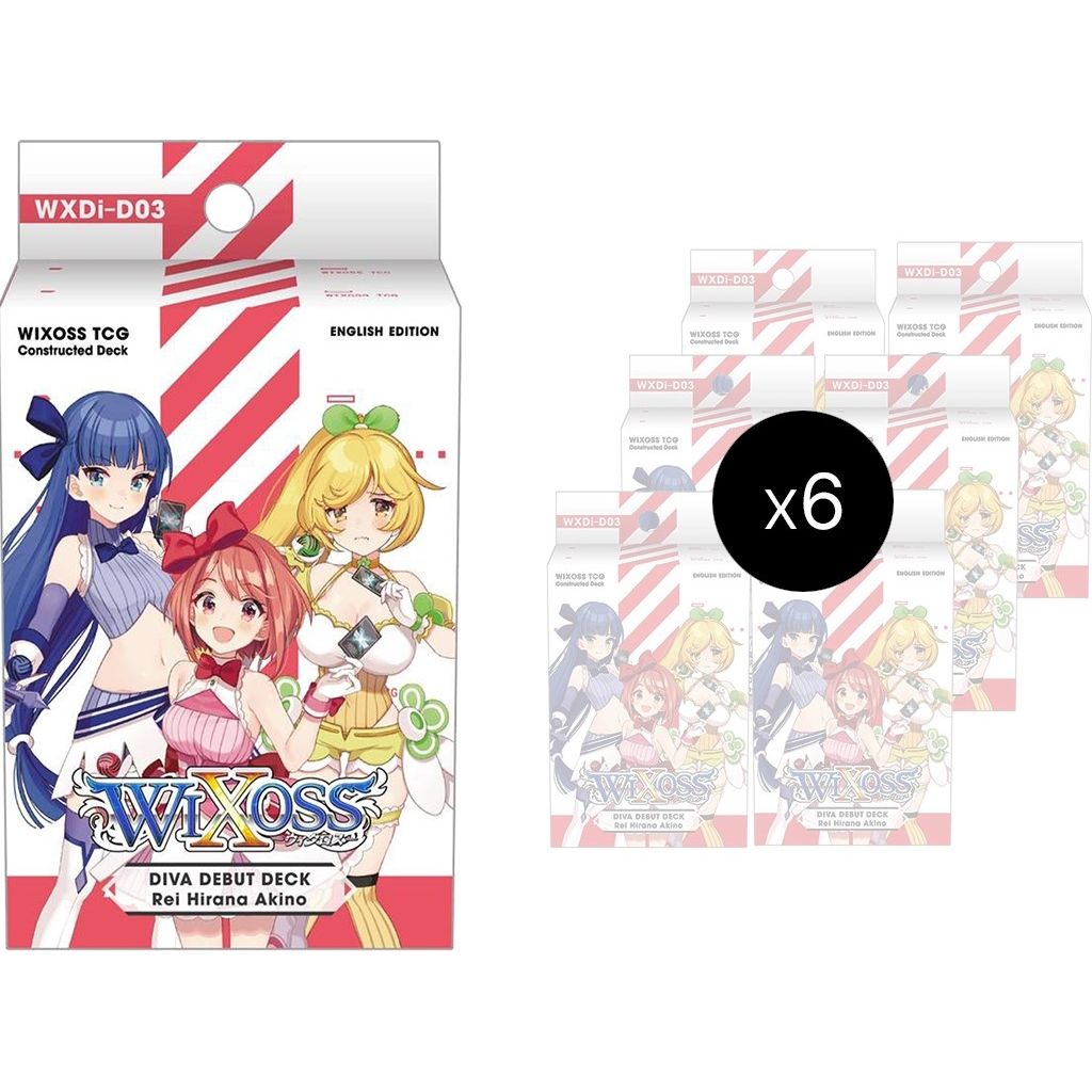 Image for Diva Debut Deck Display: Rei Hirana Akino - WIXOSS