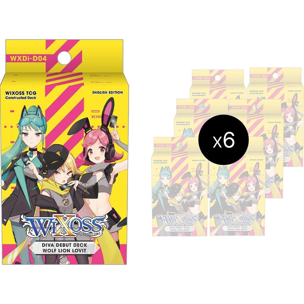Image for Diva Debut Deck Display: WOLF LION LOVIT - WIXOSS
