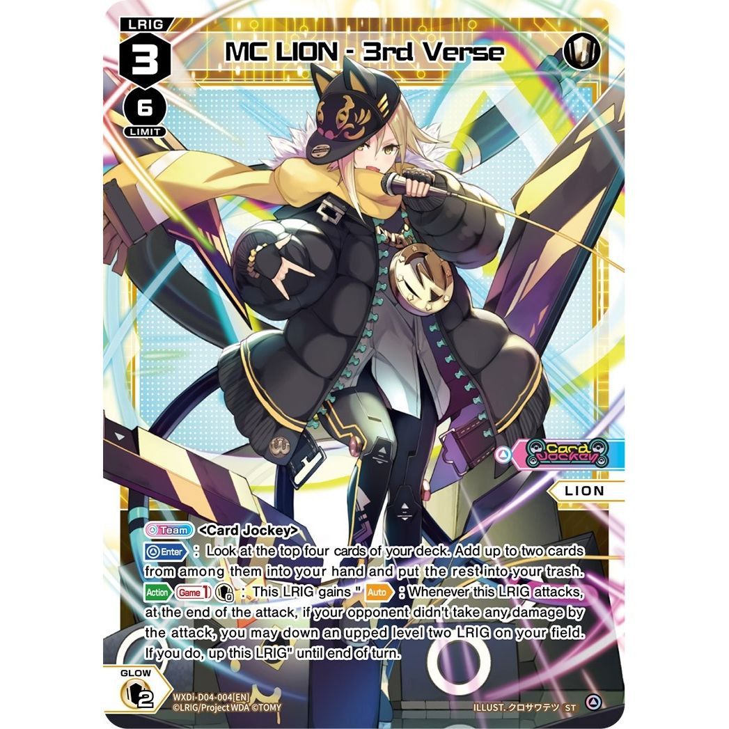 Image for MC LION - 3rd Verse (WXDi-D04-004[EN]) (WXDi-D04) - WIXOSS