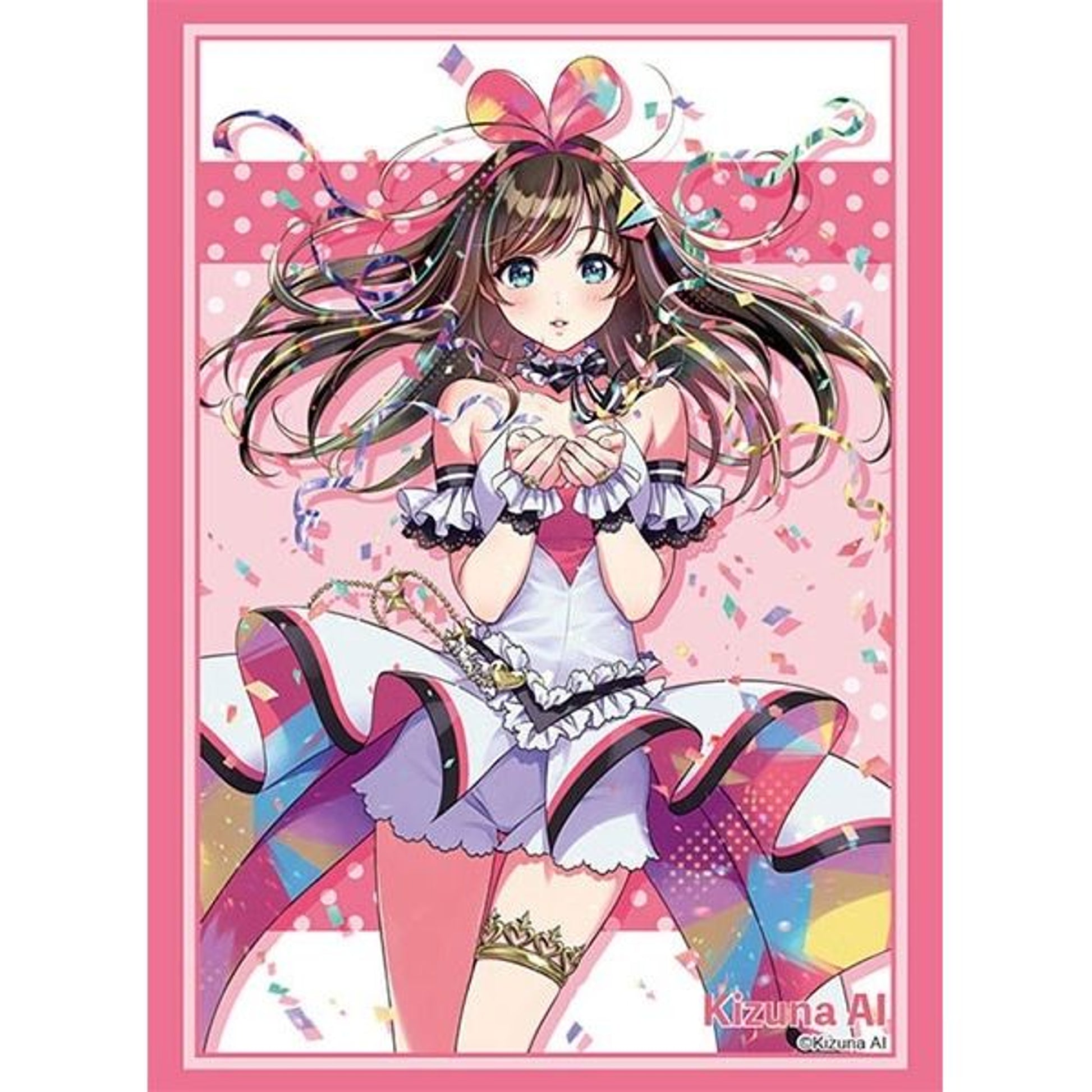 Image for Bushiroad Sleeve Collection HG Vol.3072: Kizuna AI A.I. Party! 2019 - hello, how r u? (75-Pack) - Card Sleeves