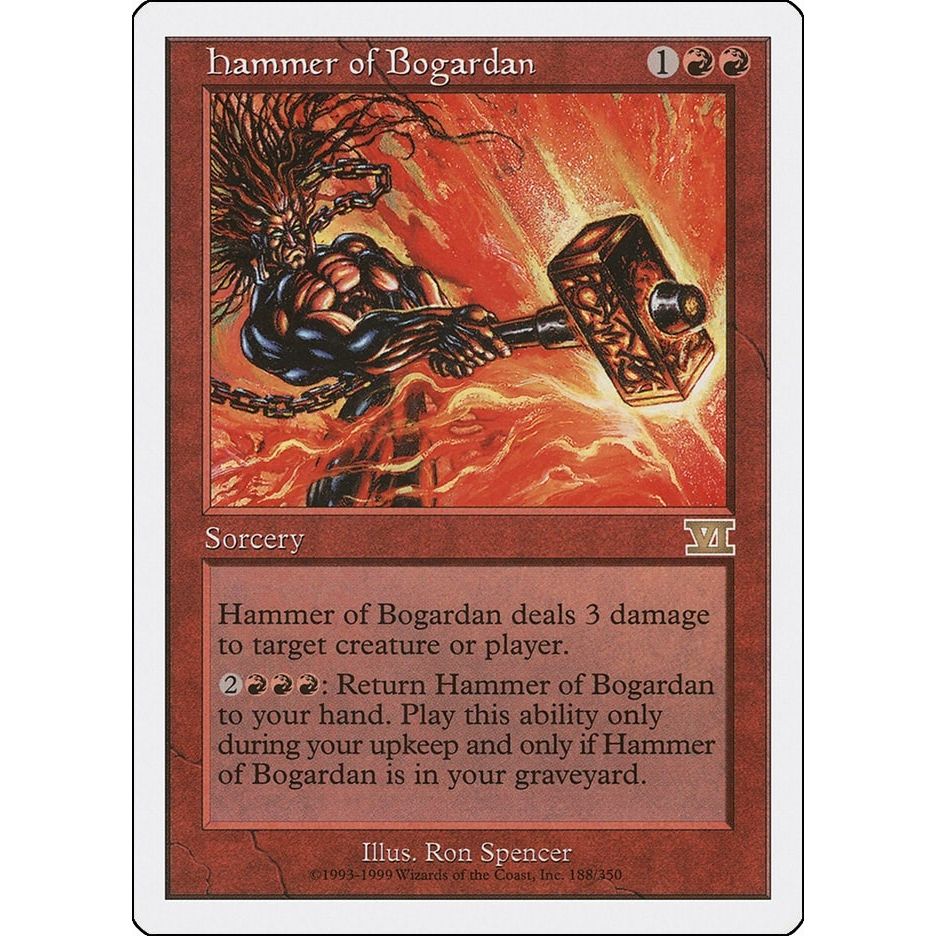 Image for Hammer of Bogardan (188) (6ED) - Magic: The Gathering