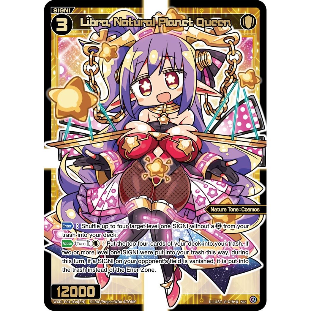 Image for Libra, Natural Planet Queen (WXDi-P01-034[EN]) (WXDi-P01) - WIXOSS