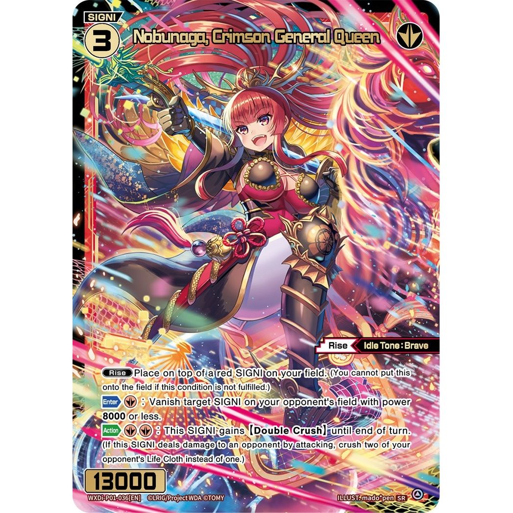 Image for Nobunaga, Crimson General Queen (WXDi-P01-036[EN]) (WXDi-P01) - WIXOSS