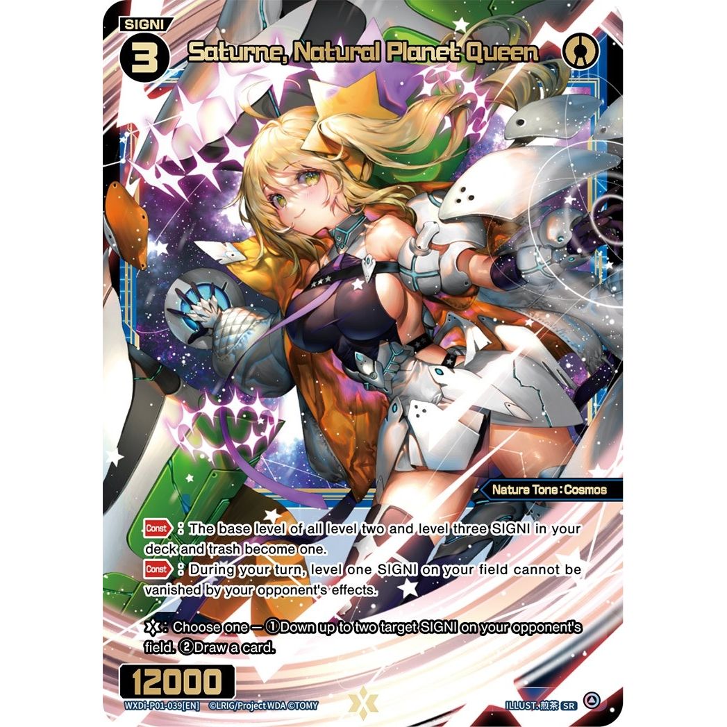 Image for Saturne, Natural Planet Queen (WXDi-P01-039[EN]) (WXDi-P01) - WIXOSS