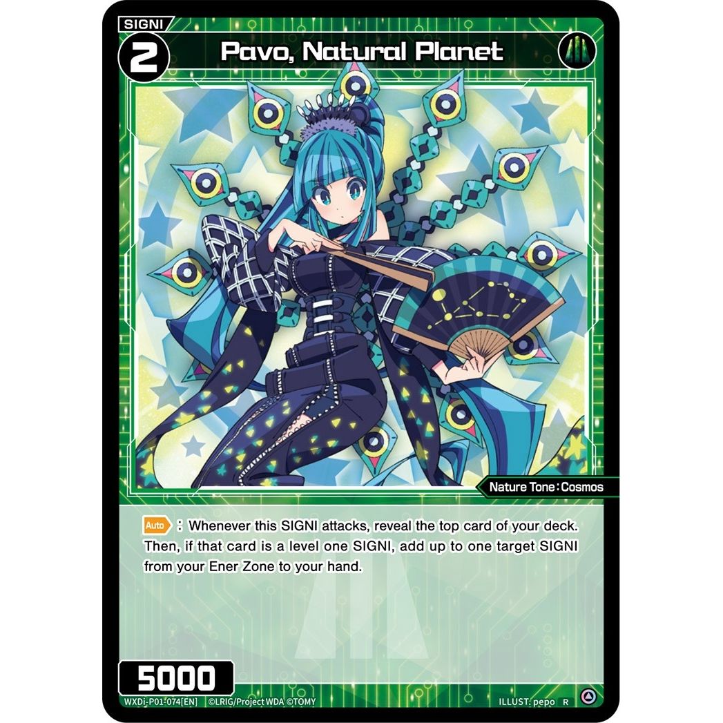 Image for Pavo, Natural Planet (WXDi-P01-074[EN]) (WXDi-P01) - WIXOSS