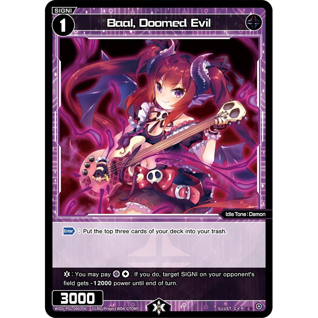 Image for Baal, Doomed Evil (WXDi-P01-080[EN]) (WXDi-P01) - WIXOSS