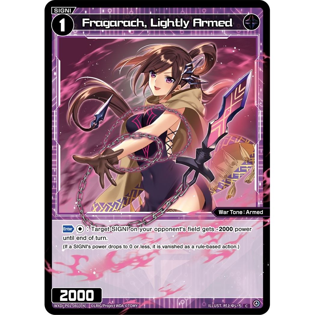 Image for Fragarach, Lightly Armed (WXDi-P01-081[EN]) (WXDi-P01) - WIXOSS