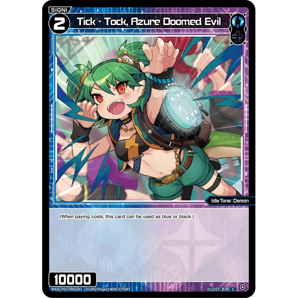 Image for Tick - Tock, Azure Doomed Evil (WXDi-P01-096[EN]) (WXDi-P01) - WIXOSS