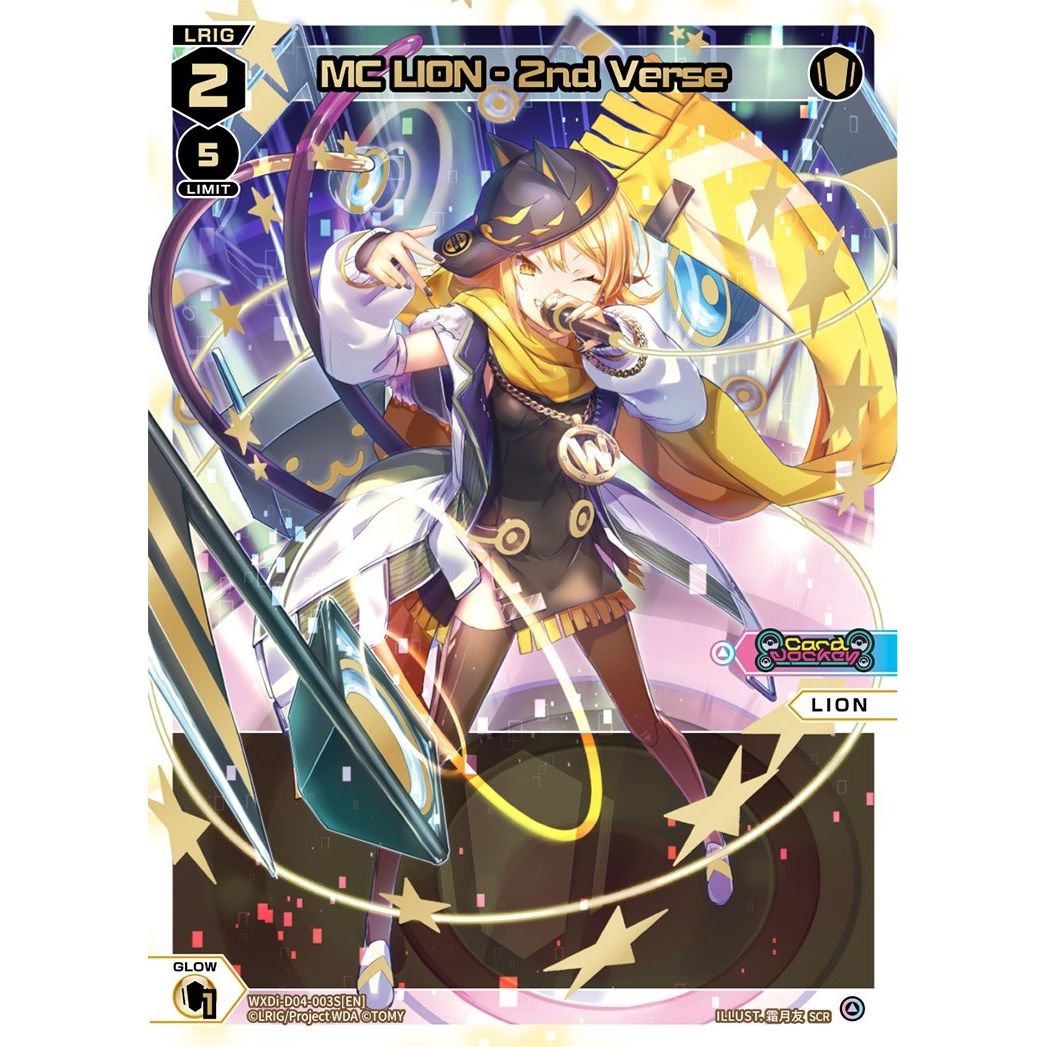 Image for MC LION - 2nd Verse (SCR) (WXDi-D04-003S[EN]) (WXDi-P01) - WIXOSS