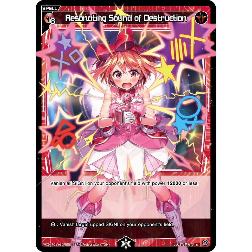 Image for Resonating Sound of Destruction (Parallel Foil) (WXDi-P01-060P[EN]) (WXDi-P01) - WIXOSS