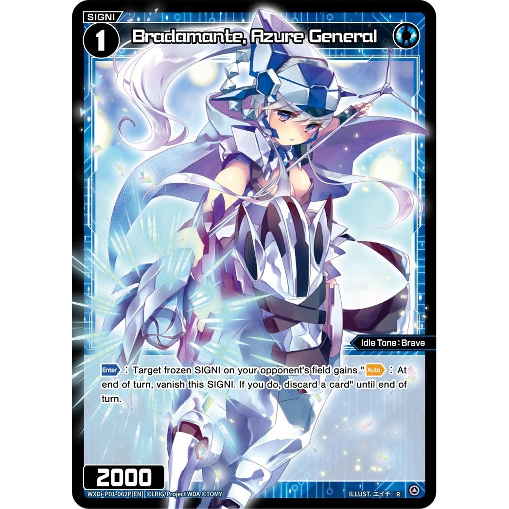 Image for Bradamante, Azure General (Parallel Foil) (WXDi-P01-062P[EN]) (WXDi-P01) - WIXOSS