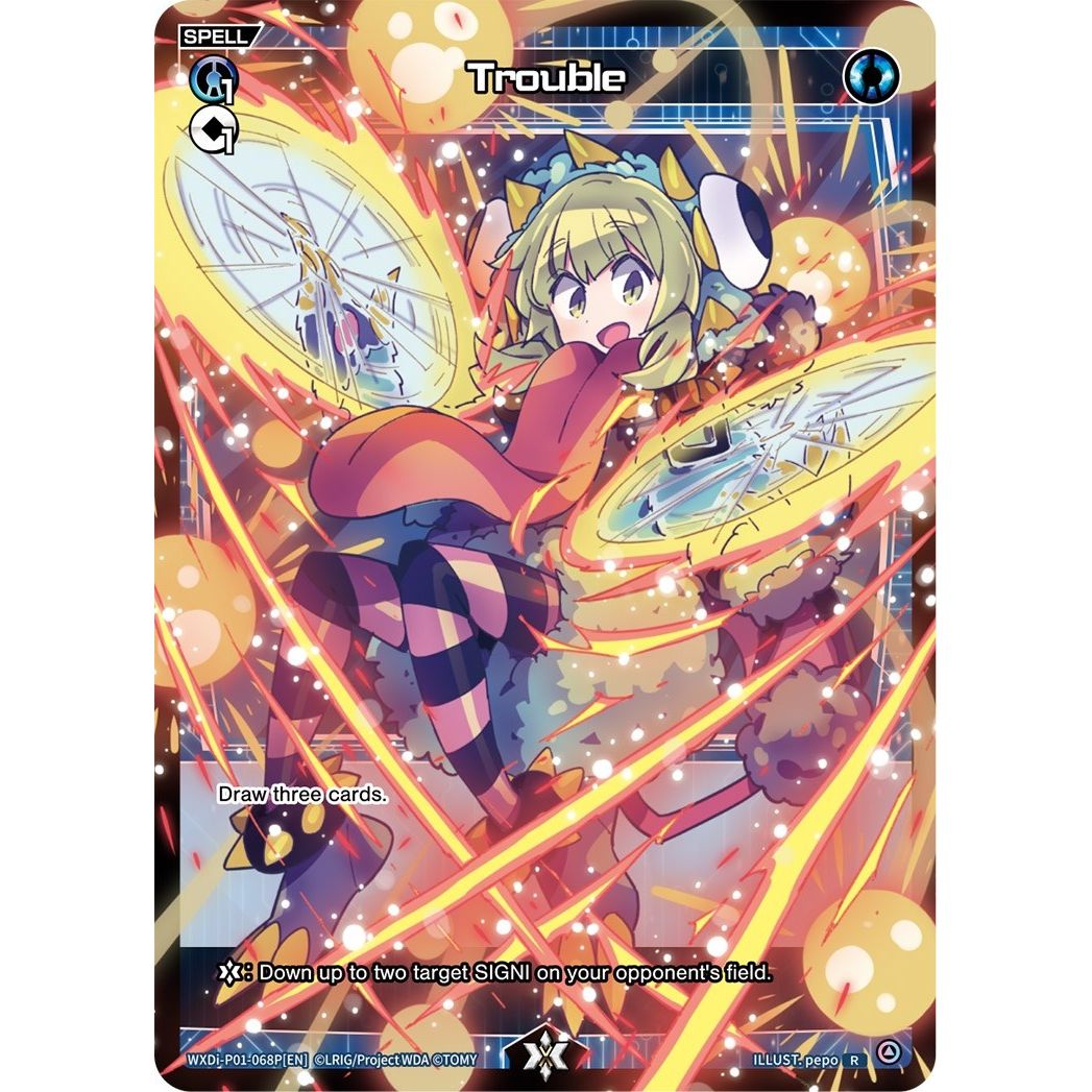 Image for Trouble (Parallel Foil) (WXDi-P01-068P[EN]) (WXDi-P01) - WIXOSS