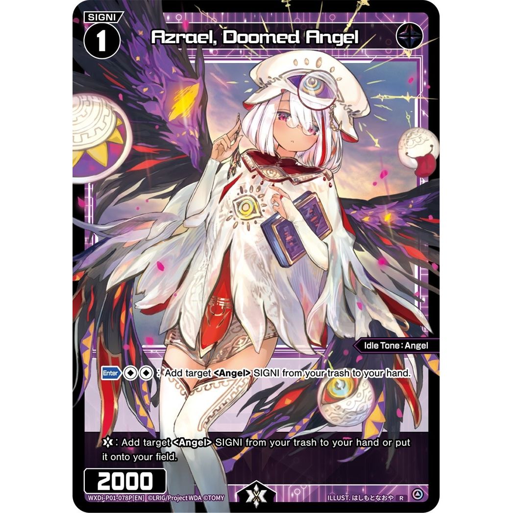 Image for Azrael, Doomed Angel (Parallel Foil) (WXDi-P01-078P[EN]) (WXDi-P01) - WIXOSS