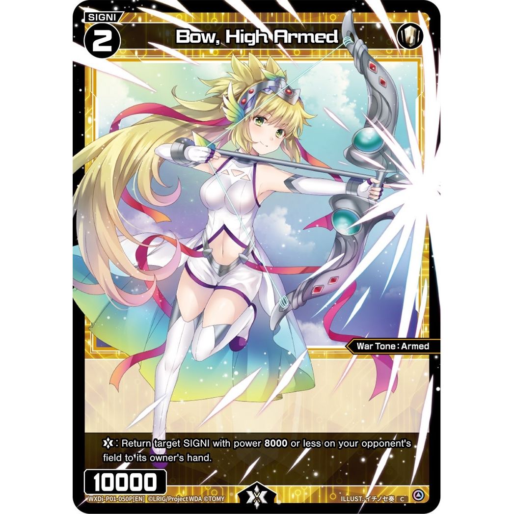 Image for Bow, High Armed (Parallel Foil) (WXDi-P01-050P[EN]) (WXDi-P01) - WIXOSS