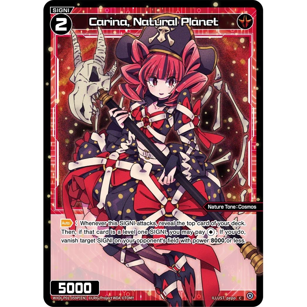Image for Carina, Natural Planet (Parallel Foil) (WXDi-P01-059P[EN]) (WXDi-P01) - WIXOSS