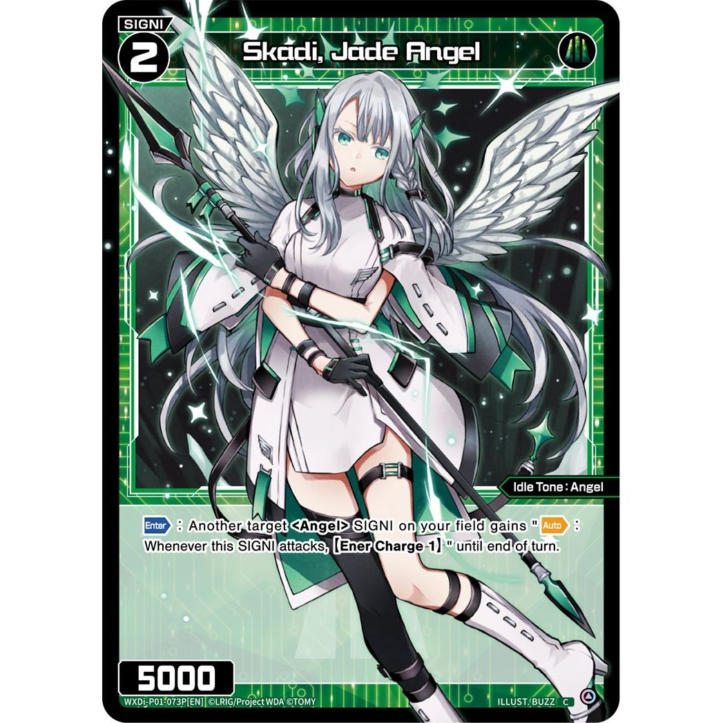 Image for Skadi, Jade Angel (Parallel Foil) (WXDi-P01-073P[EN]) (WXDi-P01) - WIXOSS