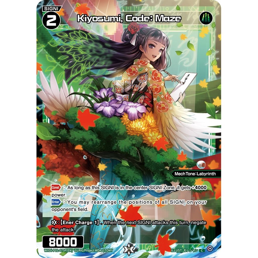 Image for Kiyosumi, Code: Maze (Parallel Foil) (WXDi-P01-075P[EN]) (WXDi-P01) - WIXOSS