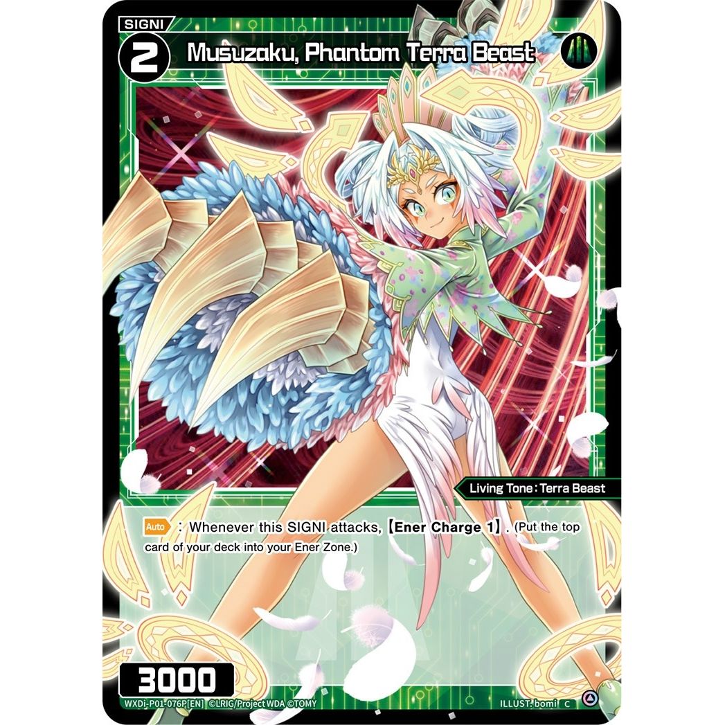 Image for Musuzaku, Phantom Terra Beast (Parallel Foil) (WXDi-P01-076P[EN]) (WXDi-P01) - WIXOSS