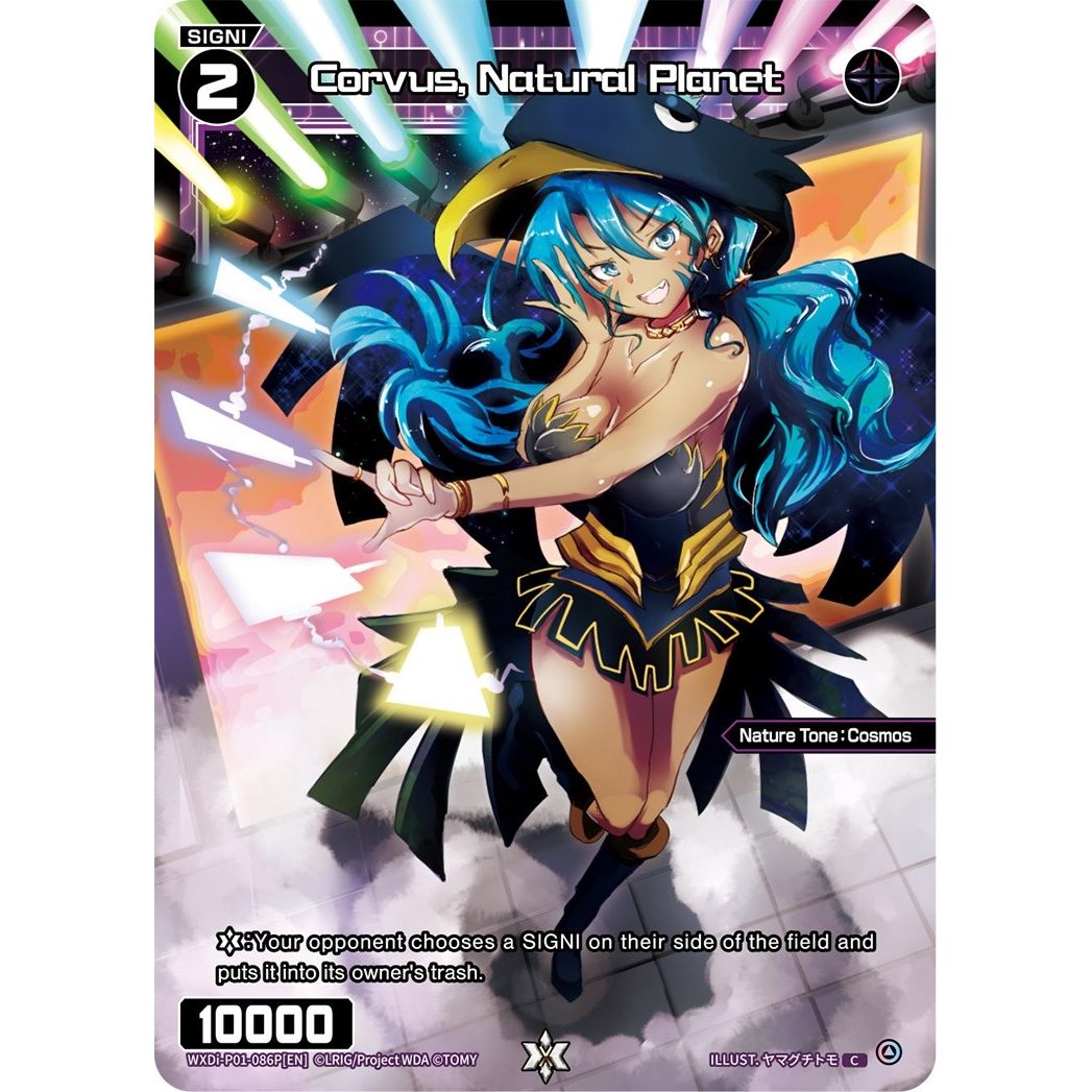Image for Corvus, Natural Planet (Parallel Foil) (WXDi-P01-086P[EN]) (WXDi-P01) - WIXOSS