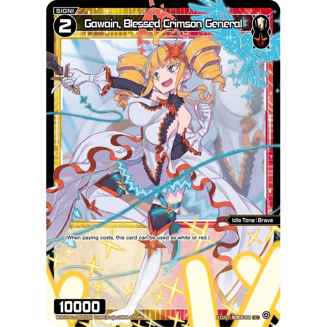 Image for Gawain, Blessed Crimson General (Parallel Foil) (WXDi-P01-090P[EN]) (WXDi-P01) - WIXOSS