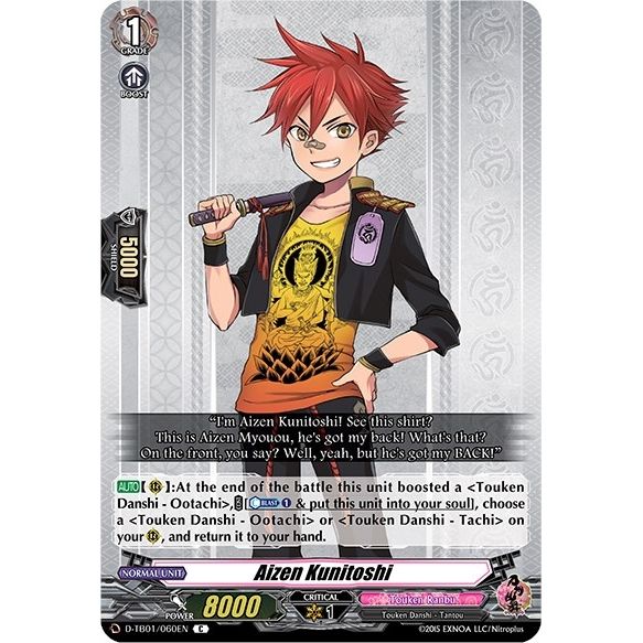 Image for Aizen Kunitoshi (D-TB01/060EN) (D-TB01) - Cardfight Vanguard