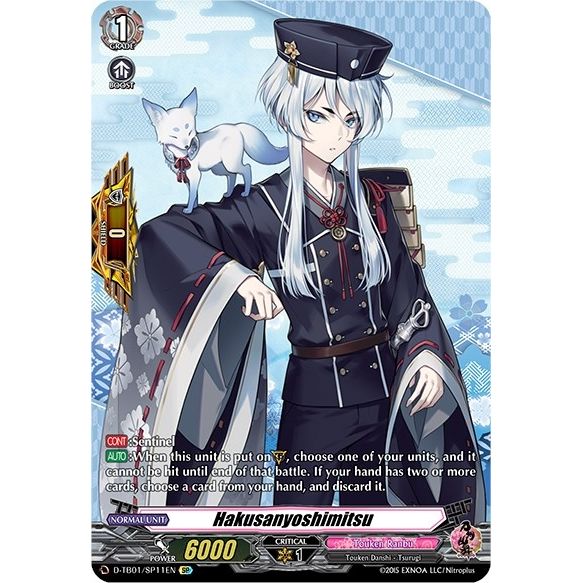 Image for Hakusanyoshimitsu (SP) (D-TB01/SP11EN) (D-TB01) - Cardfight Vanguard