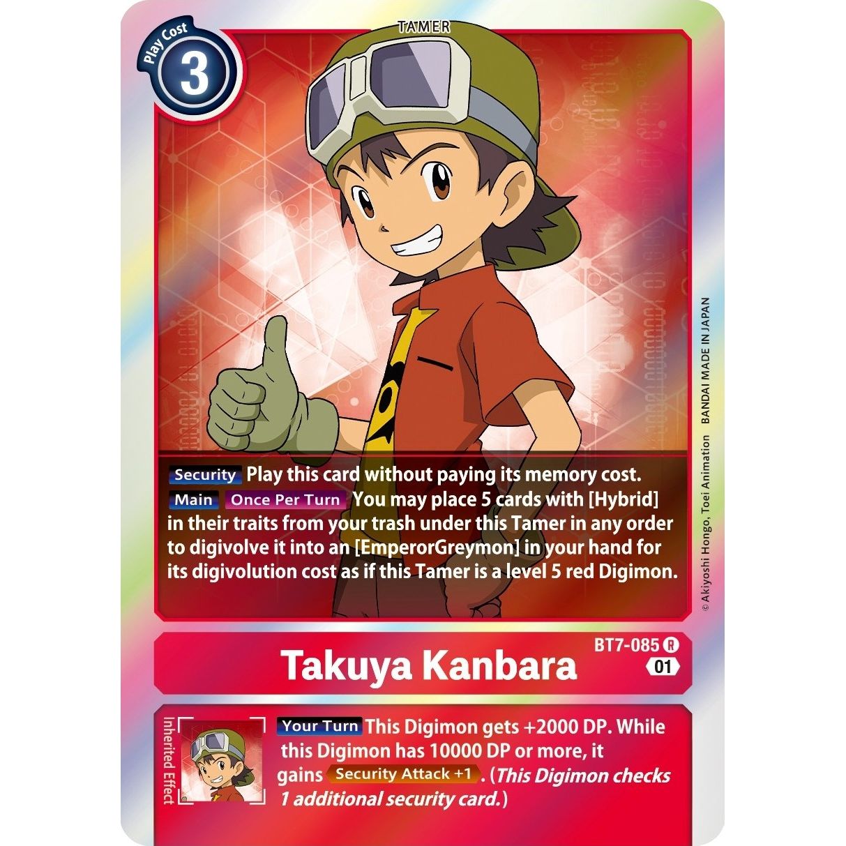 Image for Takuya Kanbara (BT7-085 R) (BT07) - Digimon Card Game