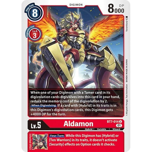 Image for Aldamon (BT7-014 U) (BT07) - Digimon Card Game