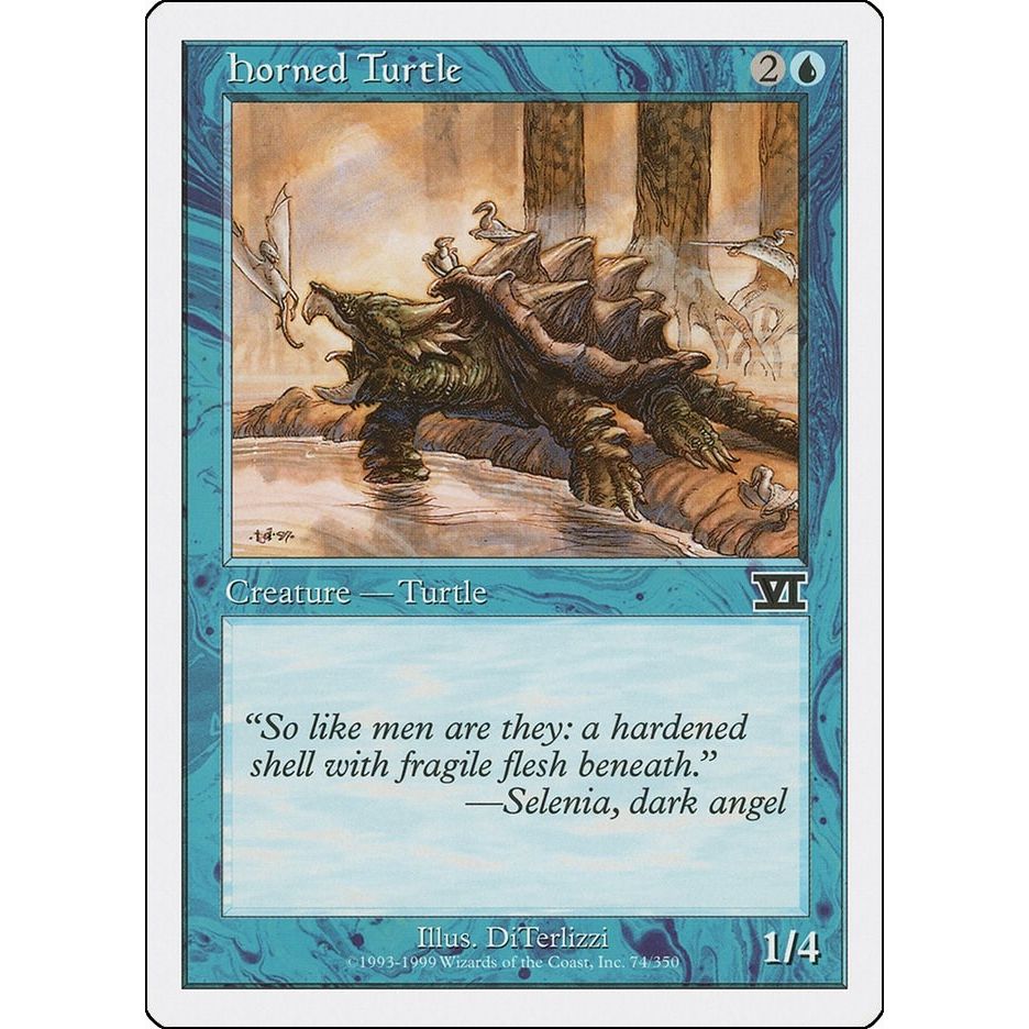 Image for Horned Turtle (74) (6ED) - Magic: The Gathering