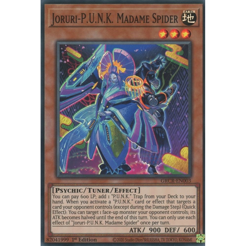 Image for Joruri-P.U.N.K. Madame Spider (GRCR-EN003) (GRCR) - YuGiOh