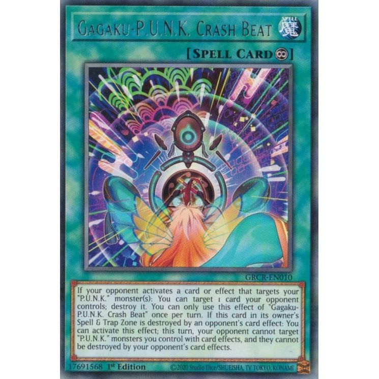 Image for Gagaku-P.U.N.K. Crash Beat (GRCR-EN010) (GRCR) - YuGiOh