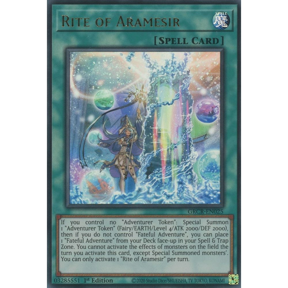 Image for Rite of Aramesir (GRCR-EN025) (GRCR) - YuGiOh