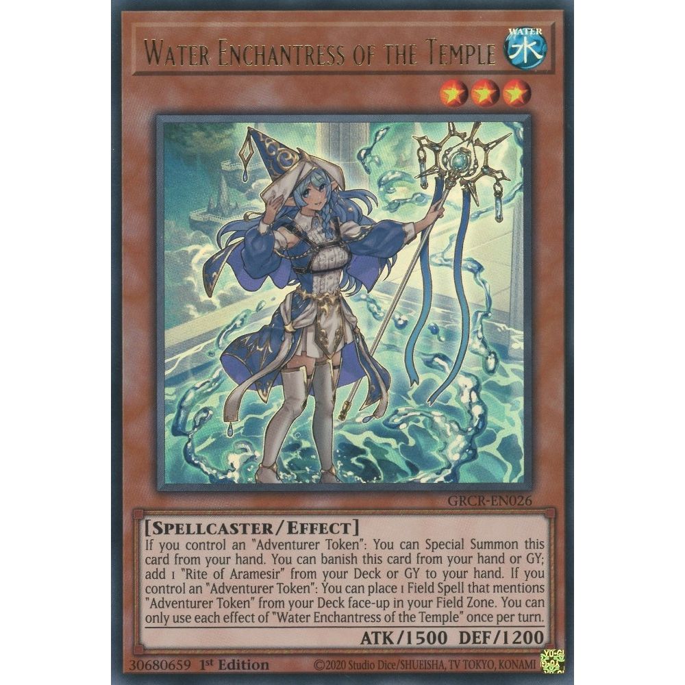 Image for Water Enchantress of the Temple (GRCR-EN026) (GRCR) - YuGiOh