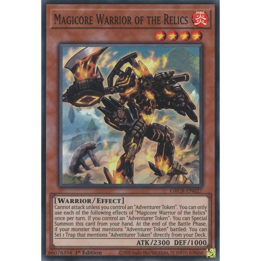 Image for Magicore Warrior of the Relics (GRCR-EN027) (GRCR) - YuGiOh